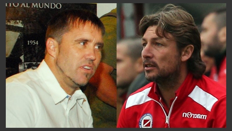El Chacho y el Gringo, con chances de volver a calzarse el buzo de técnico.