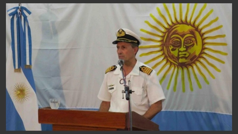 Enrique Balbi, vocero de la Armada.