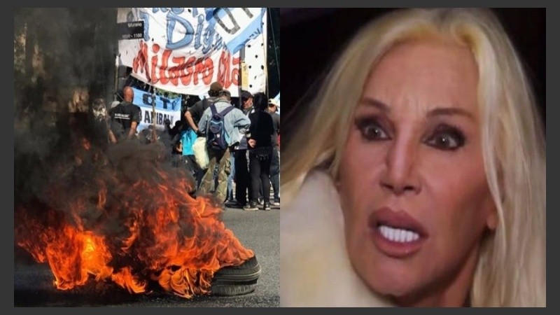 Susana, enfurecida con los piquetes.