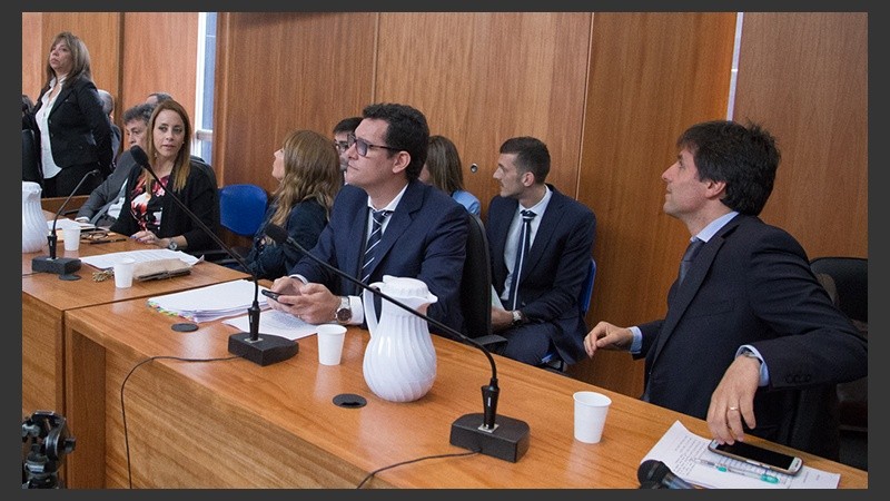 Los fiscales del juicio a la banda de zona sur.