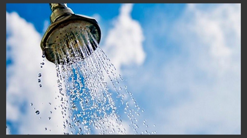 Una duchita a la tarde para quitarse verano. 