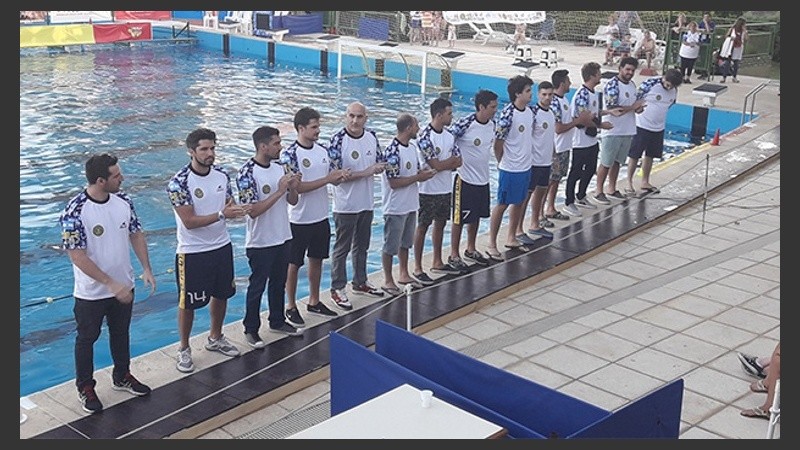 La delegación de GER, ya en semifinales.