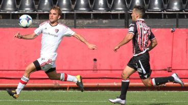 Nadalín, en acción con la Reserva.