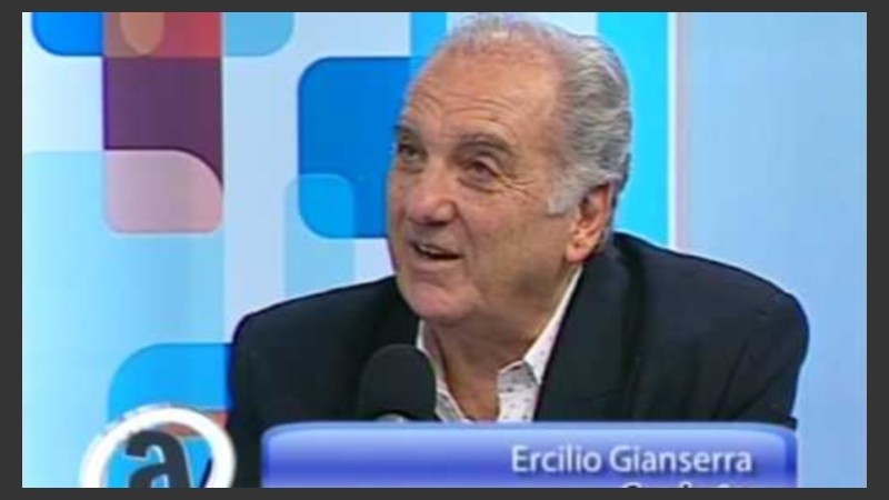 Gianserra en una de sus visitas a El Tres. 