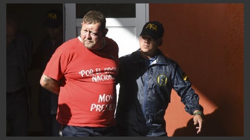 Petrov fue detenido durante uno de los 35 allanamientos de la PFA.