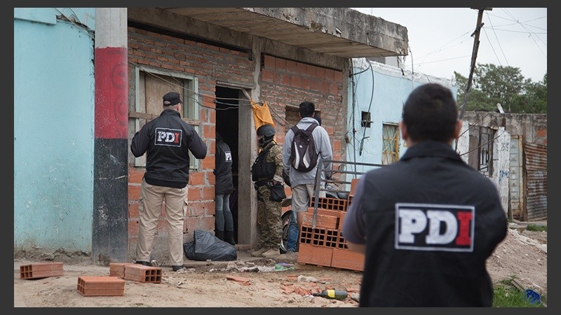 Un gran despliegue policial en el sur. 