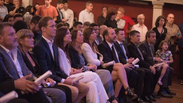 La ceremonia fue en el teatro La Comedia.