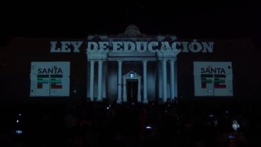 El acto de presentación de la ley de Educación.