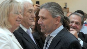 Di Palma durante la reciente jura como legislador bonaerense.
