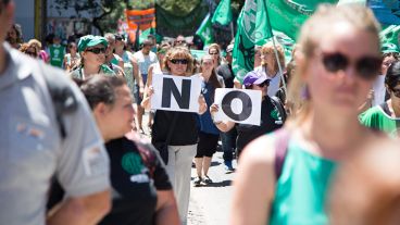 La movilización fue contra las reformas que impulsa el Ejecutivo nacional.