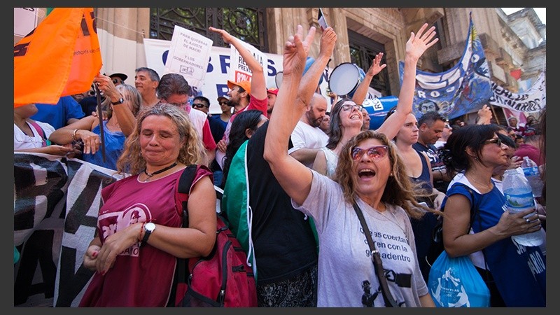 La movilización fue contra las reformas que impulsa el Ejecutivo nacional.