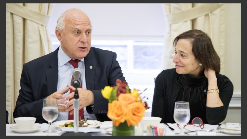 El mandatario está en Nueva York y luego visitará Washington.