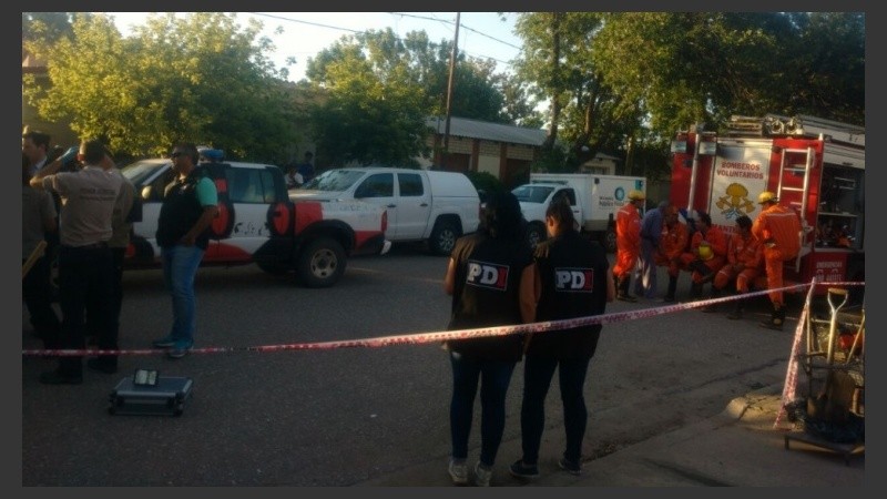 La casa en la que fue hallado el cadáver. 