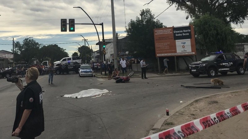 El joven que murió tenía 23 años y era albañil.
