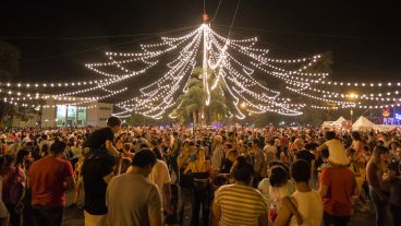 Hasta la próxima: este martes desarman el árbol de Pellegrini y Oroño.