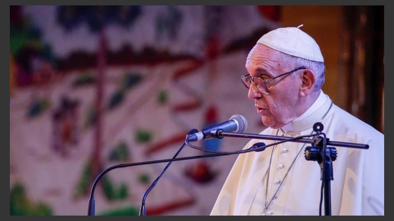El Papa volvió a mostrarse en contra del aborto.