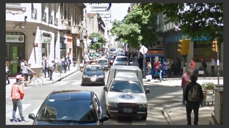 Los hechos ocurrieron este lunes en el microcentro.