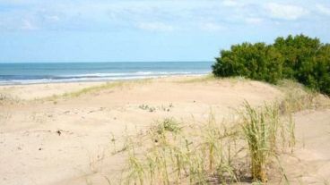 El hecho se registró este domingo en los médanos de Pinamar.