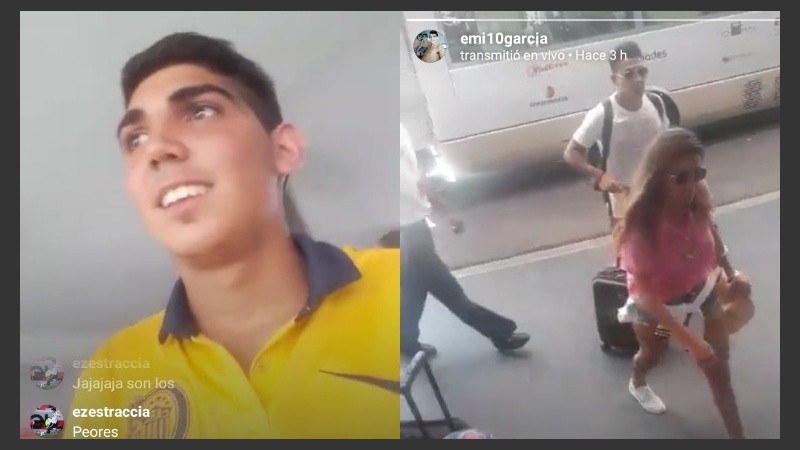 La bienvenida a Brian Sarmiento por parte de un canalla en Punta Cana.