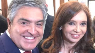 Dalbón junto a Cristina Fernández.