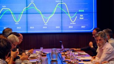 El titular de Afip, Alberto Abad, en la sede central.