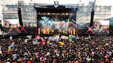 La imagen del último Cosquín Rock en Córdoba.