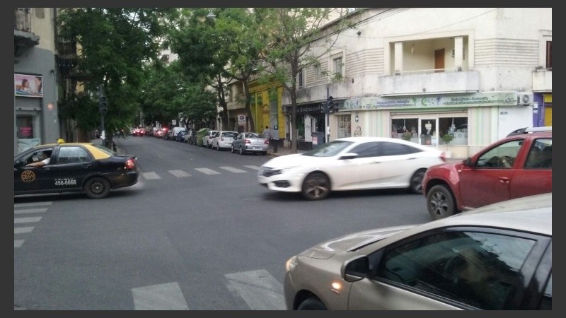 Los cortes de luz afectaron el centro rosarino.