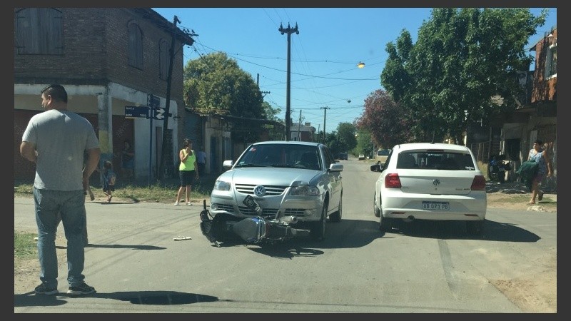 El choque fue en Hermana Paula e Irurtia.