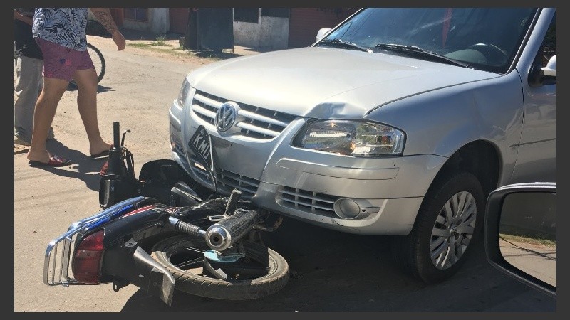 El choque fue en Hermana Paula e Irurtia.