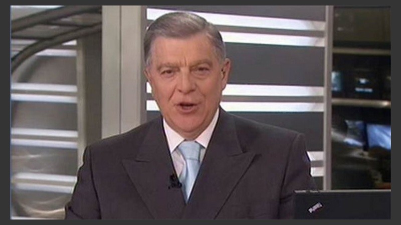 Santo en la conducción del tradicional envío. 