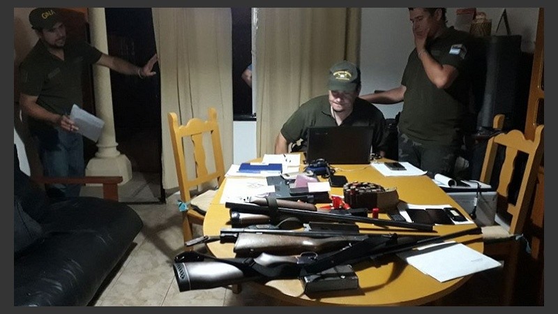 Imágenes del megaoperativo en distintos puntos del sur provincial.