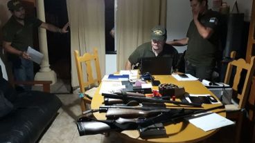 Imágenes del megaoperativo en distintos puntos del sur provincial.