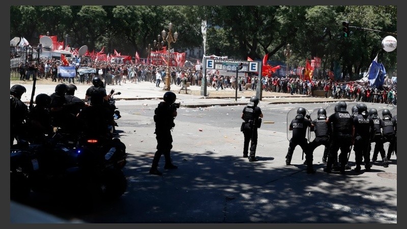 Esta vez intervino la policía porteña, mientras Gendarmería quedó en apoyo.