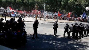 Esta vez intervino la policía porteña, mientras Gendarmería quedó en apoyo.