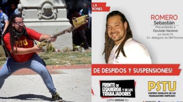 El manifestante del arma casera resultó ser una cara de la política santafesina.