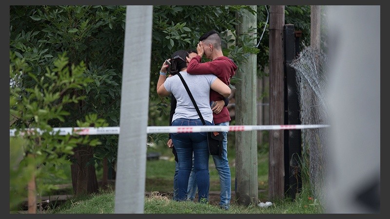 Dolor de los familiares de la víctima.