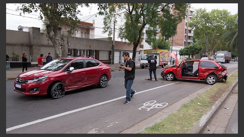 El tránsito estuvo cortado en el lugar este jueves por la mañana.