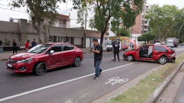 El tránsito estuvo cortado en el lugar este jueves por la mañana.