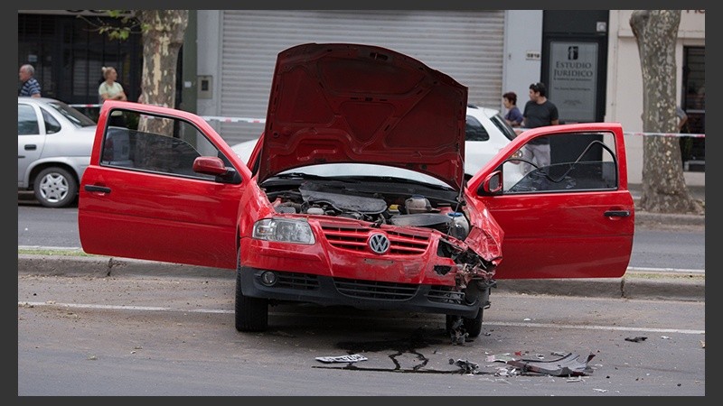 El otro Volkswagen involucrado. 
