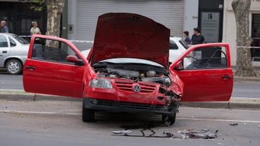 El otro Volkswagen involucrado.