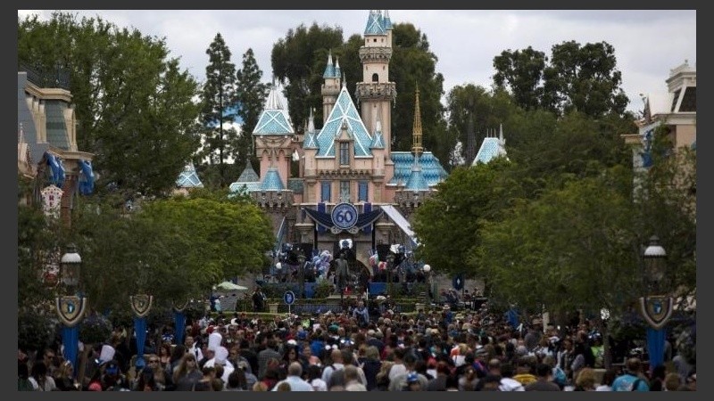 El parque estaba colmado de turistas al momento del corte de luz.