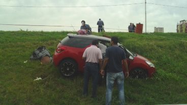 Medina y Castelli fueron acribillados de 18 balazos cuando circulaban en un Citroën DS3 rojo.