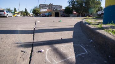 La zona donde se registró el doble crimen.