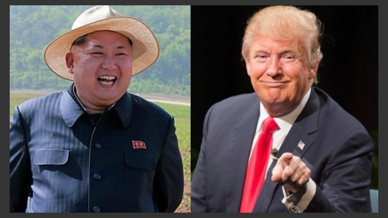  Kim Jong-un y Donald Trump, al frente de dos potencias nucleares.