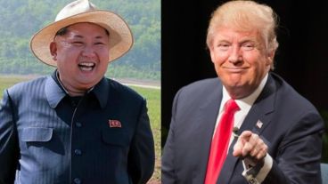 Kim Jong-un y Donald Trump, al frente de dos potencias nucleares.