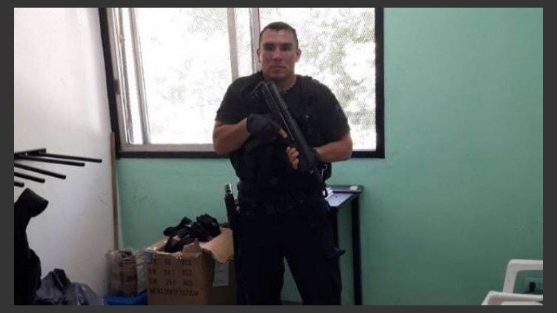 Facundo Solís, el agente que asesinó a su ex mujer y parte de su familia.
