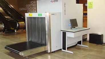 El scanner de la Aduana de Ezeiza.