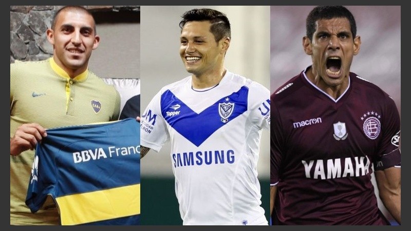 Wanchope Ábila, Mauro Zárate y José Sand, protagonistas del mercado de pases.