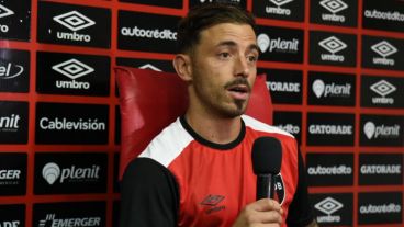 El "Cabezón" ya entrenó con el resto del plantel.