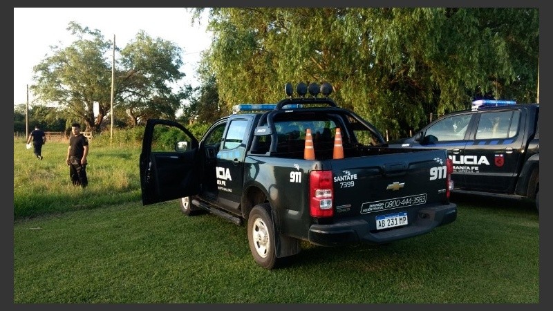 Procedimientos en un predio donde desapareció la chica.